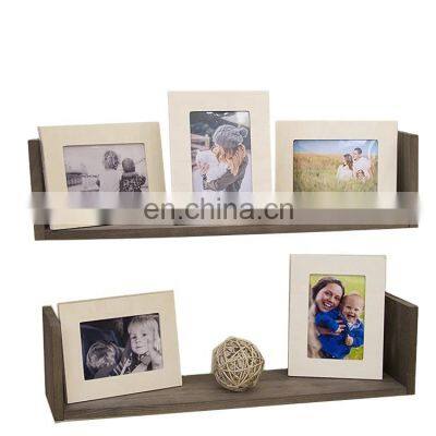 Newest European style family carved wood wall photo frame set