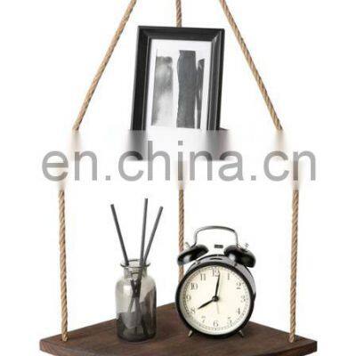 Hanging Corner Shelf 3 Tier Jute Rope photo-2
