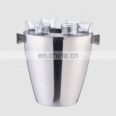 Factory Direct 3L custom logo personalised stainless steel wine beer champagne ice cooler bucket