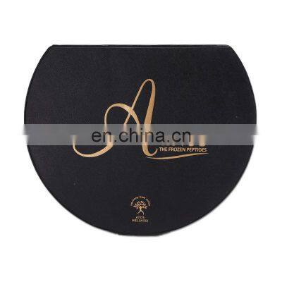 Персонально изготовленная пустая безвоздушная помповая бутылка для косметики, упаковка товара — круглая черная подарочная коробка для кремов для лица объемом 15 мл с роскошной вставкой из ЭВА photo-3