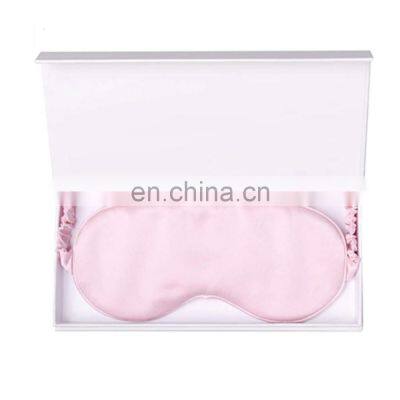 100% Pure 22MM 19MM Mulburry Cover 6A Grade Mulberry Beauty Silk Fabric Eyemask Sleep Eye Mask