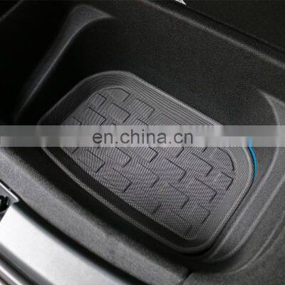 Vehicle Second Layer Rear Second Layer Trunk Mat Anti Slip Car Trunk Tray Floor Mat For Tesla Model 3 Foot Mat For Tesla Model Y