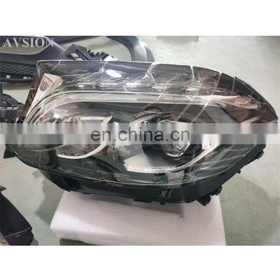 Top Quality Facelift Body Kit Include Car Bumpers Lights Hood for Mercedes Benz GL X166 12-15 Upgrade 2019 GLS63 AMG Look Like