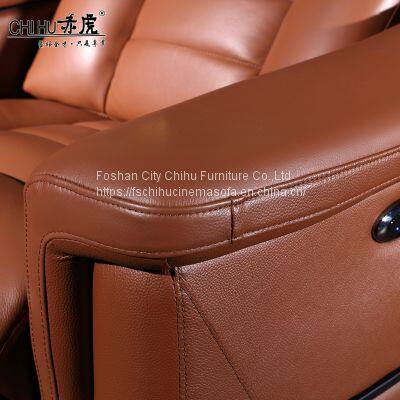 High End VIP Home Cinema Sofa Chair Electric Recliner Armchair Private Theater Furniture Power Modern Recliners Sofa photo-3