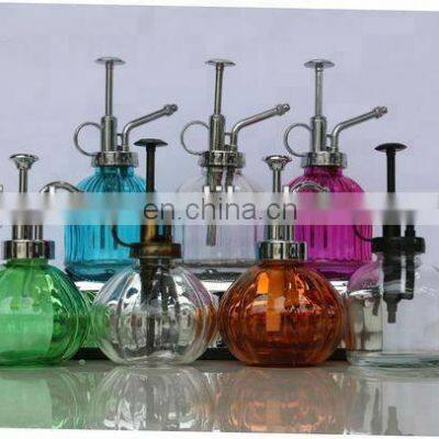 Chinese Supplier Manufacture Empty Glass Hand Pump Pressure Sprayer Bottle With Plastic Liquid Perfume Sprayer Nozzle Pump photo-2