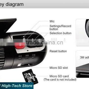 Wholesale HD Mini Car DVR Digital Video Recorder HD 720P Dash Cam G-sensor Motion Detection HD DVR Recorder