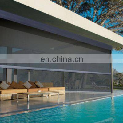 Smart motors for roller blinds electric luxury design high quality rolling blinds outdoor&indoor waterproof window shades blinds