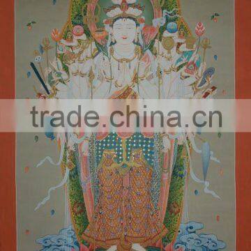 Japanese Buddha Thangka Painting