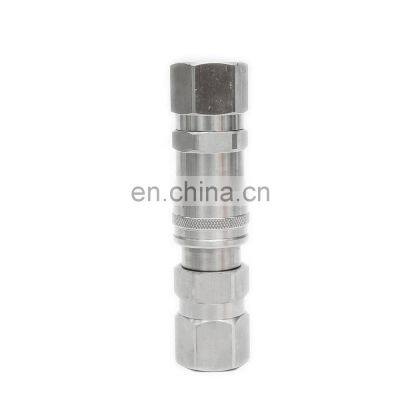 5075PSI ISO16028 Series Flush Face Hydraulic Quick Connect Fitting for Skid Steer Loaders With Flat Valve Shut-off System photo-4