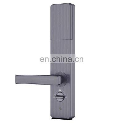 Baking Varnish Door Bell Function Electronic Digi Biometric Fingerprint Lock With Anti-open Alarm photo-3