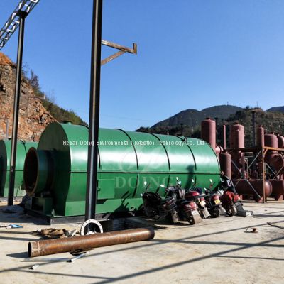 Fully Automatic Tire Plastic Recycling Pyrolysis To Fuel Diesel Machine Tire Pyrolysis Plant