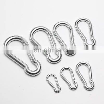 JRSGS Stainless Steel 304/316/Iron DIN5299C Spring Snap Hook Carabiner Hook