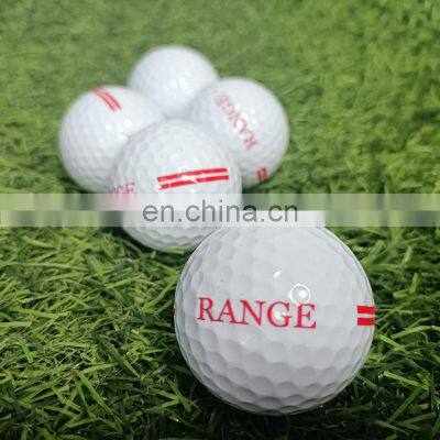 White New Style Golf Two Layer Indoor Custom Private Label Floating Driving Range Golf Balls