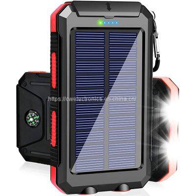 Solar Power Banks Large Capacity Phone Chargers Power Supply photo-2