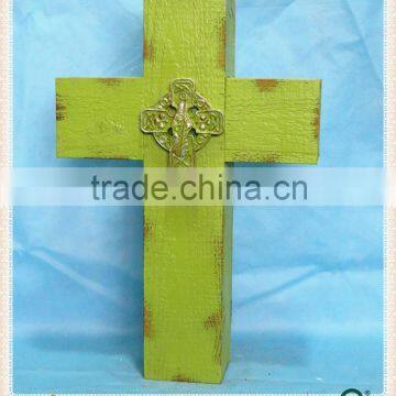 wholesale decorative antique carved wood crucifix design for home&garden decor. HW15A00352