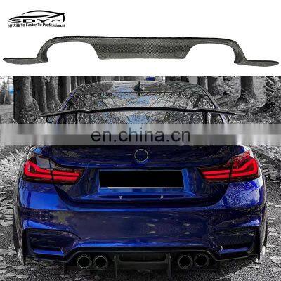 F80 M3 F82 M4  PSM Style High Quality Carbon Fiber Rear Diffuser rear bumper lip for BMW F82 F83