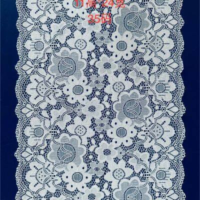 New Product Stretchy Lace Ribbon Elastic Trim Fabric With Floral Pattern for Bridal Wedding Decorations Sewing DIY Making and DIY Crafts photo-4