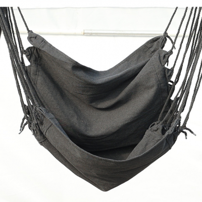 Black Color Strong and Durable Single Hanging Swing Chair With Stand photo-2