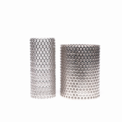 304 Stainless Steel Mesh Round Perforated Cylinder Filter Mesh Tube photo-2