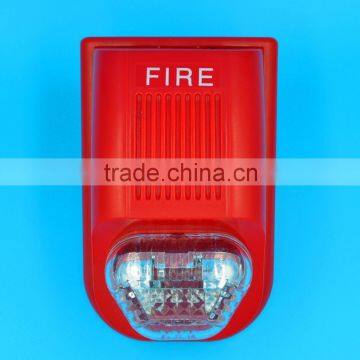 Fire & Security Horn strobe Siren With LED light 12V Horn siren