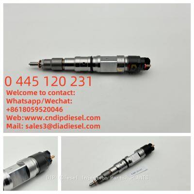 0 445 120 231 Bosch diesel fuel system Common Rail Diesel Injector CR Cummins Engine Original spray parts