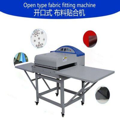 Custom hat press with sweatband machine; small adhesive machine; tube strip machine.