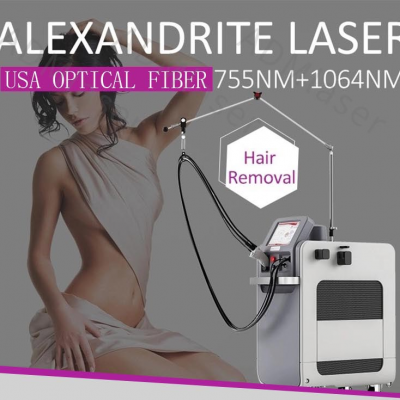 ADM Factory Price Salon Used Laser Alex Nd Yag Gentle Permanent Equipment 1064nm 755nm Alexandrite Laser Hair Removal Machine