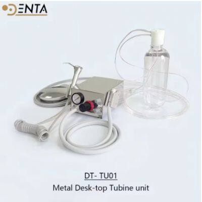Metal Desk-top Dental Portable Turbine Unit Work with Air Compressor 3 Way Syringe 2/4 Holes Teeth Whitening Dental EQUIPMENT