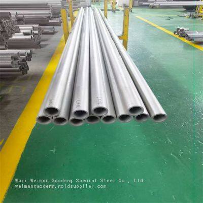 Titanium Welded Pipe 21mm OD 1mm Wall Thickness Chemical Welded Titanium Pipe 6m Length Pickled Surface