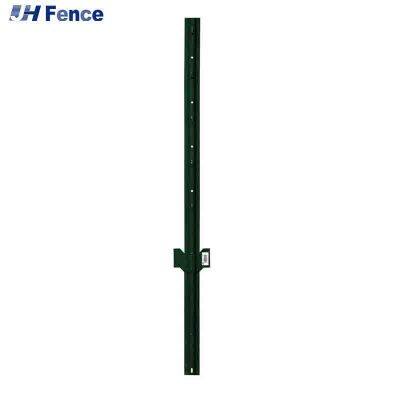 Waterproof Green Studded Farm Fence Post With T Type 1.25 Lb 7FT Cattle Fence Post Metal T-post for Fence photo-4