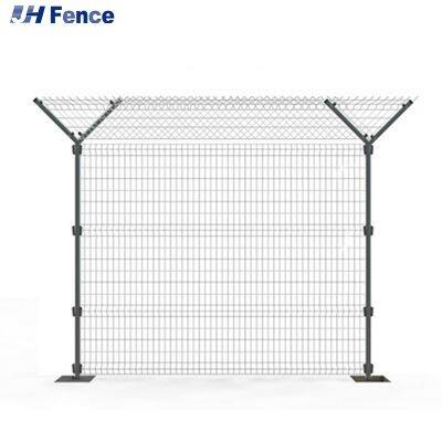 358 Anti Climb Metal Clear Vu Welded Wire Mesh Clear View Fence zum Verkauf Flughafenzaun-Hersteller, einfach zu montieren photo-2