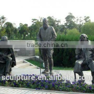 2016 New Outdoor Bronze Sculpture For Outdoor/Garden Decoration Statues Monument Meaningful Figure Sculpture photo-3