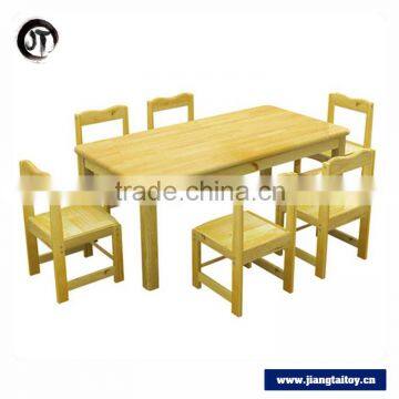 JT16-5704 GuangZhou Wholesale 6 People Cheap School Furniture Kindergarten Table And Chair photo-6