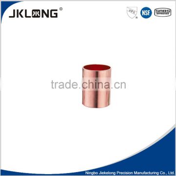 J9001 machining services copper equal coupling