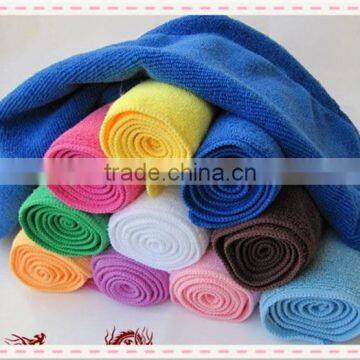 Wholesale customized circular knitted soft microfiber towel private label