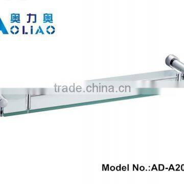 High quality Bathroom accessory stainless steel single good service glass platproms