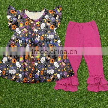 Wholesale In Bulk Kids Clothes 2016 Halloween Children Clothing Sets Kids Boutique Outfit photo-2