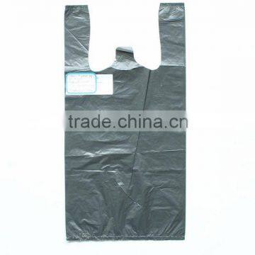 Small Black Garbage Bags T-shirt Shape HDPE Material