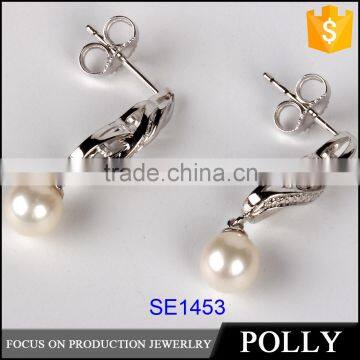 New Fashion black pearl Earring Pearl