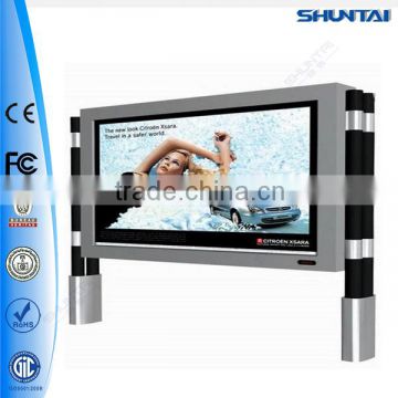 outdoor bus stop advertising acrylic billboard signboard