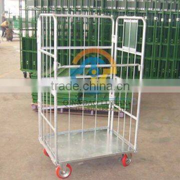 rolling cart, rolling cage cart, industrial rolling cart, warehouse rolling cart