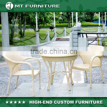 3 piece bistro set pe rattan garden furniture