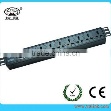 10A 'Universal type cabinet PDU with overload protector