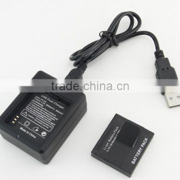 Xiaomi Yi 1010mAh Li-ion Battery USB Charger for Xiao Yi Sport Camera