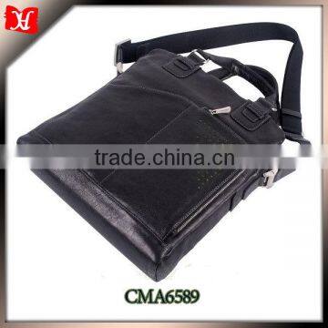 Western fashionable business leather bag men laptop bag wholesale