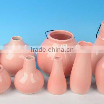 Ceramic porcelain cut out window t-light holder latern
