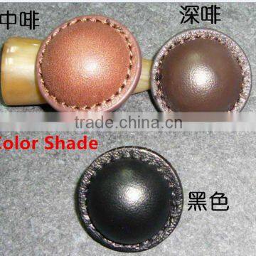 Genuine Leather Braided Coats Button photo-5