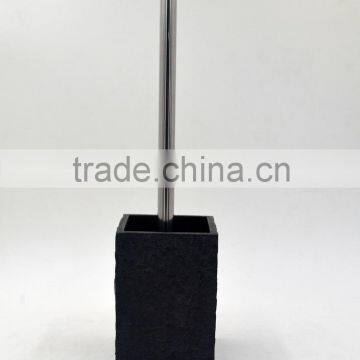 Black Rock Polyresin Bathroom Accessories Set for Hotel and Home photo-5