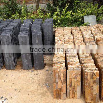 Natural stone wall construction materials