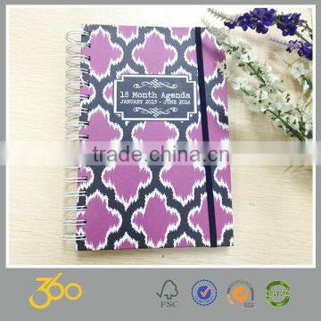 a5 notebook printing spiral notebook with color pages